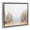 Stupell Industries Seaside Cacti Plants Framed Floater Canvas Wall Art Design by Sisi and Seb